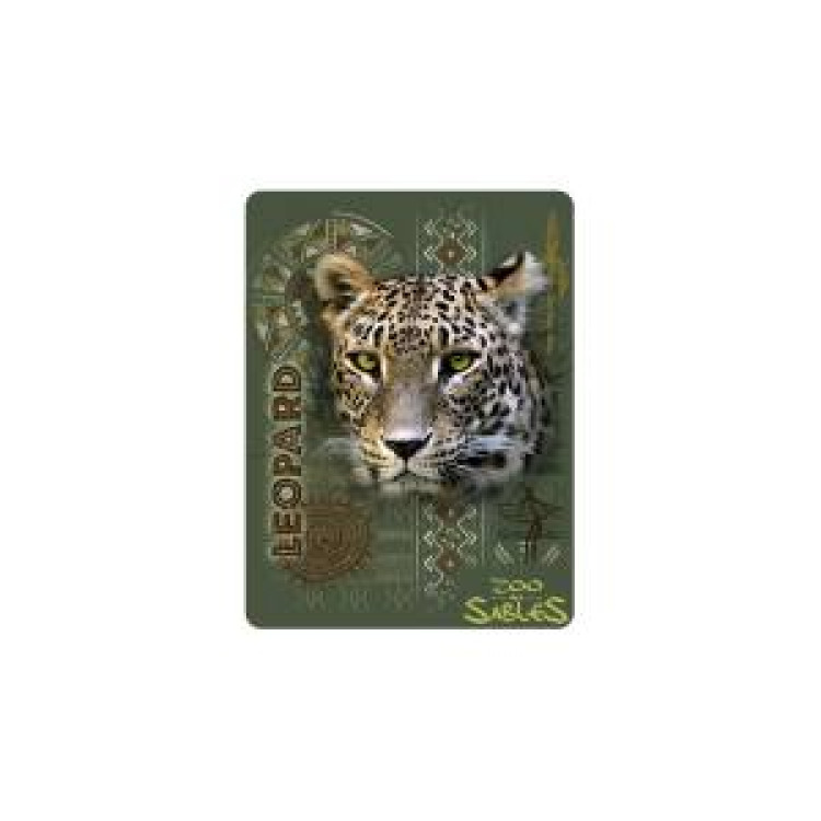 Magnet Léopard Intemporel Zoo des Sables d’Olonne Blanc Taille unique