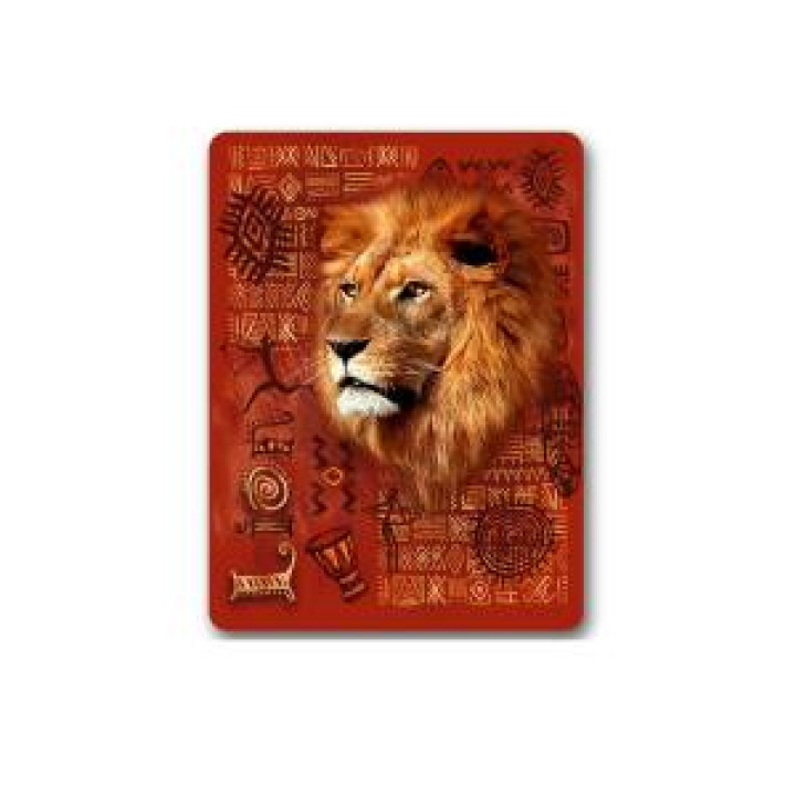 Magnet Lion Intemporel Blanc Taille unique