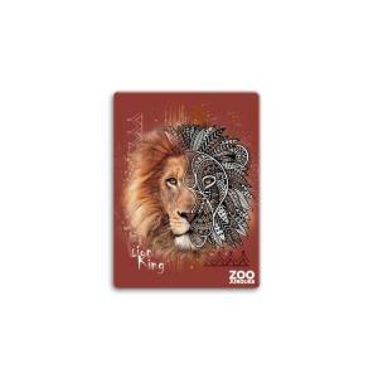 Magnet Lion Native Tribes Zoo de Jurques Blanc Taille unique