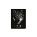 Magnet Loup Gamme Black Blanc Taille unique