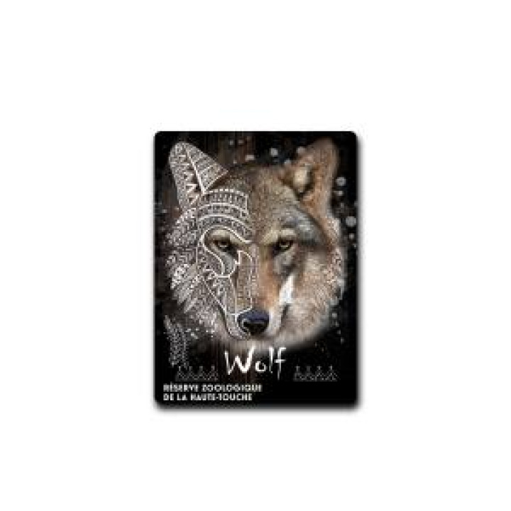 Magnet Loup Native Tribes Ochre Camel Réserve de la Haute Touche Blanc Taille unique
