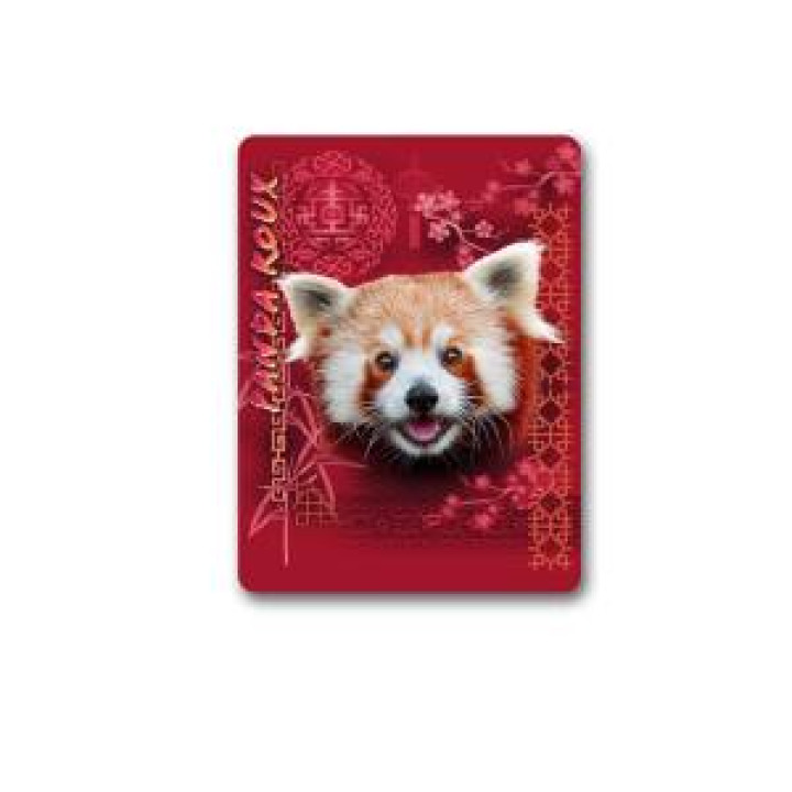 Magnet Panda Roux Intemporel Blanc Taille unique