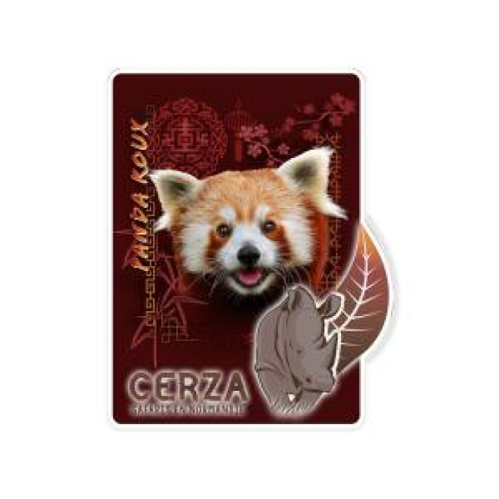 Magnet Panda Roux Intemporel Cerza Blanc Taille unique