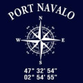 Magnet Port Navalo GPS Blanc Taille unique