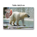 Magnet Rectangulaire Ours Polaire Cerza Blanc Taille unique