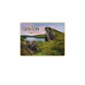 Magnet Rocher et Lac de Guerl&eacute;dan Blanc Taille unique