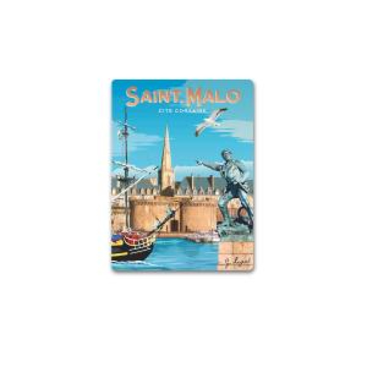 Magnet Saint Malo Blanc Taille unique