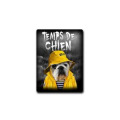 Magnet Temps de Chien Blanc Taille unique