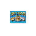 Magnet Tête de Tigre/ Fort/ Mygale Fort Boyard Blanc Taille unique