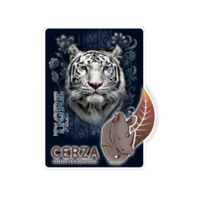 Magnet Tigre Blanc Intemporel Cerza Blanc Taille unique