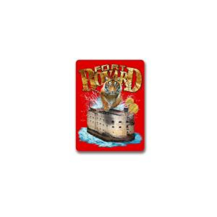 Magnet Tigre Fort Boyard Blanc Taille unique