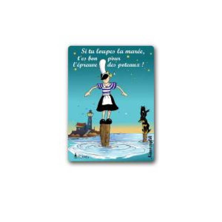 Magnet Tite Soaz lépreuve des Poteaux Blanc Taille unique