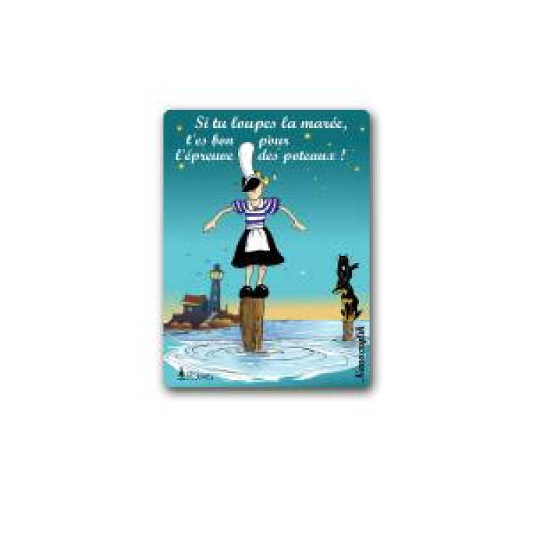 Magnet Tite Soaz l&rsquo;&eacute;preuve des Poteaux Blanc Taille unique