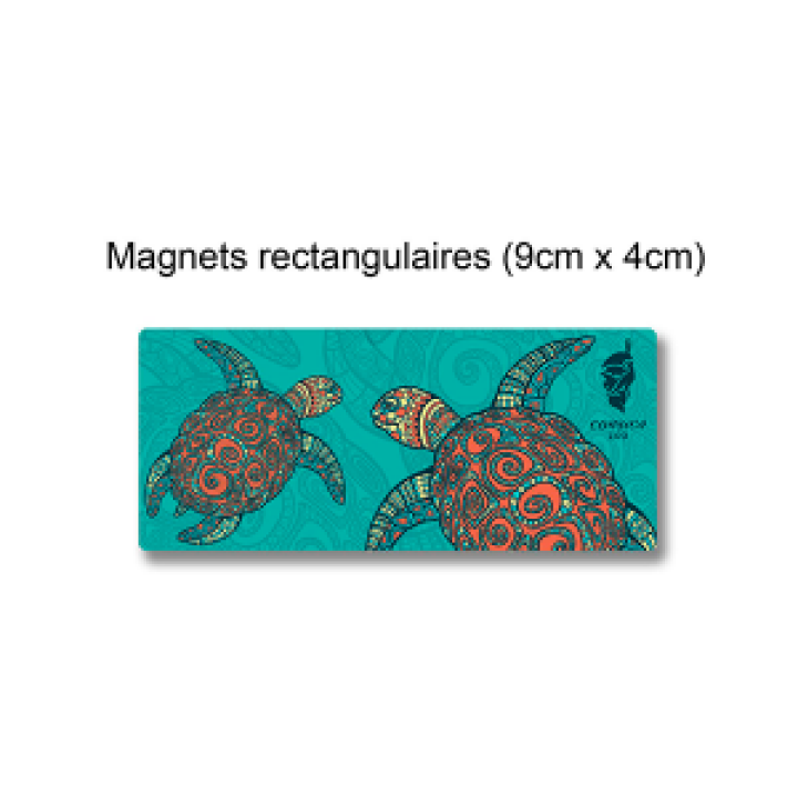 Magnet Tortue Couleurs Graphic Zoo Corsica Blanc Taille unique