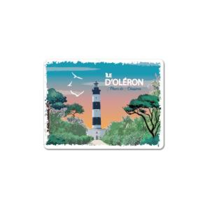 Magnet Vintage Phare Île dOléron Blanc Taille unique