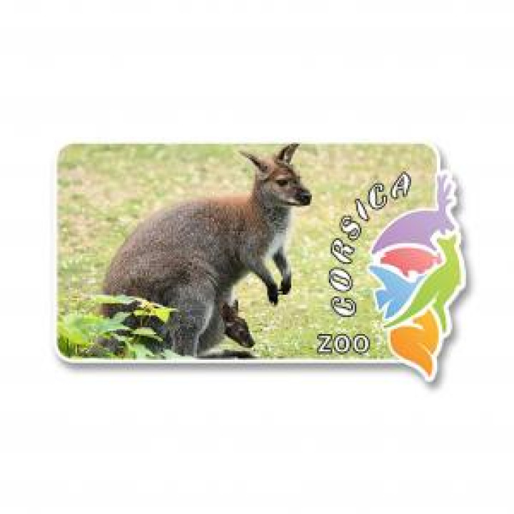 Magnet Walaby Corsica Zoo Blanc Taille unique
