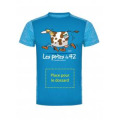 Maillot manches raglan Les Potes du 42 Recto/ Verso Blanc S