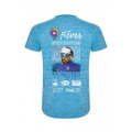 Maillot manches raglan Les Potes du 42 Recto/ Verso Blanc L
