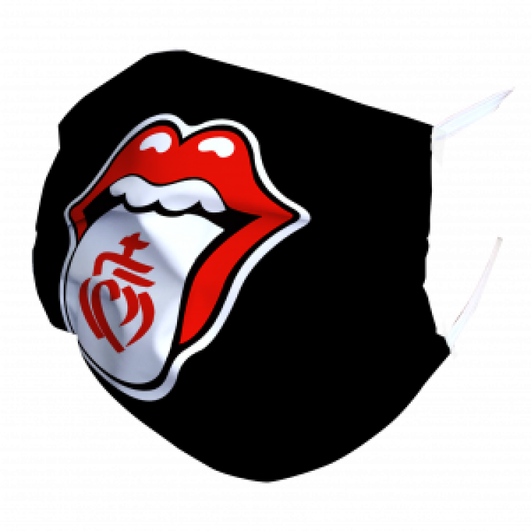 Masque en tissu Bisous Vendée Blanc Taille unique