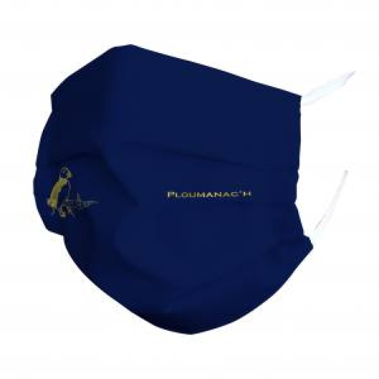Masque en tissu Macareux Ploumanac'h Blanc Taille unique