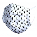 Masque en tissu Semi Hermines Blanc Taille unique