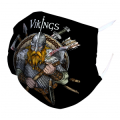 Masque en tissu Viking Blanc Taille unique
