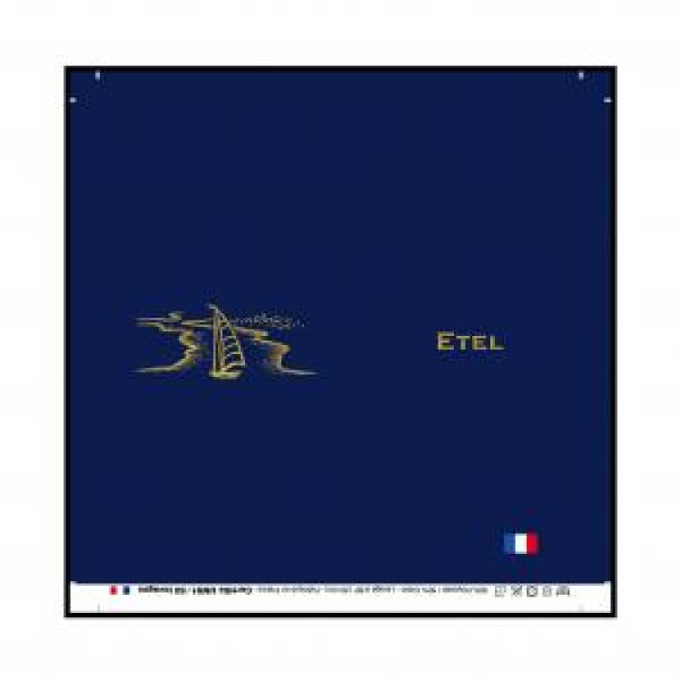 Masque en tissu Voilier Etel Blanc Taille unique