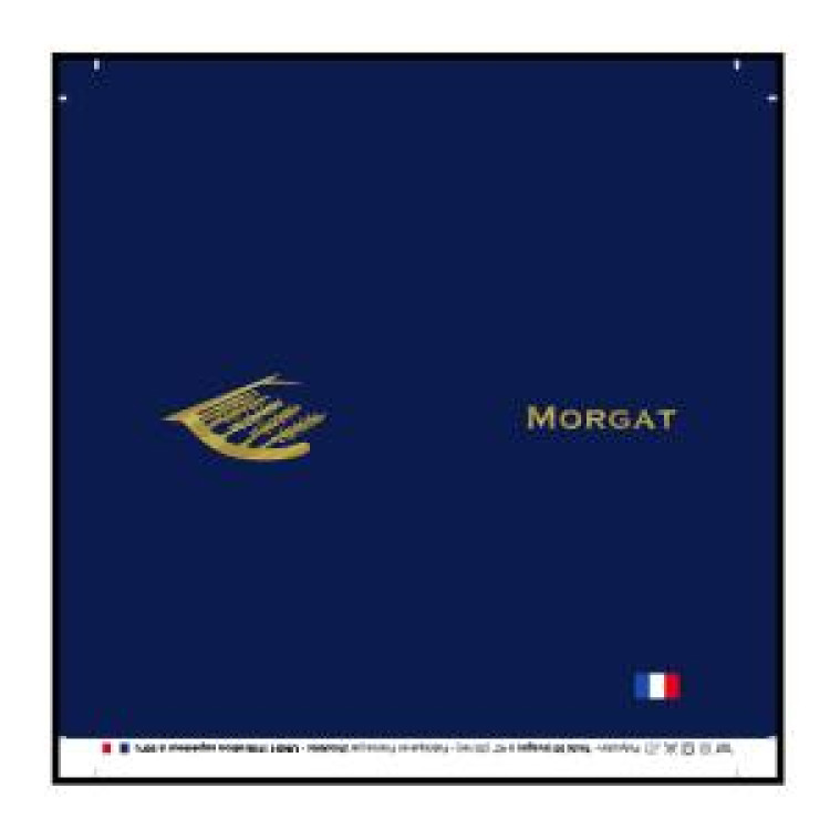 Masque en tissu Vue du Port Morgat Blanc Taille unique