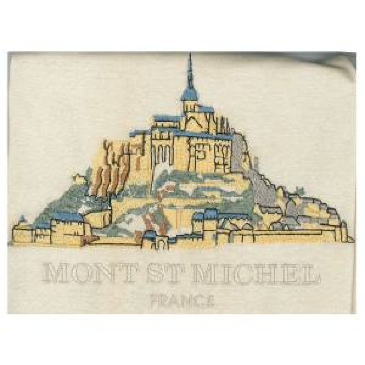 MSM27177  Broderie Mont Saint Michel 5 Couleurs