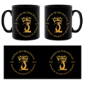 Mug bicolore 1519-2019 500 ans Catherine de Médicis noir Taille unique