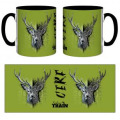 Mug bicolore Cerf Native Tribes (Vert Anis) Safari Train noir Taille unique