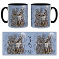 Mug bicolore Hibou Native Tribes Zoo d’Amiens noir Taille unique