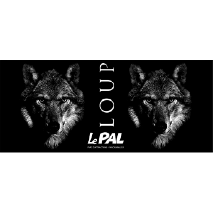 Mug bicolore Loup le Pal noir Taille unique