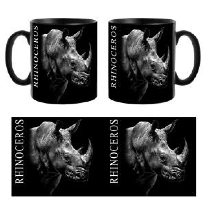 Mug bicolore Rhino Gamme Black noir Taille unique
