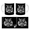 Mug bicolore Sylvester Tigre (Mod&egrave;le Exclusif) Gamme Black Cerza noir Taille unique