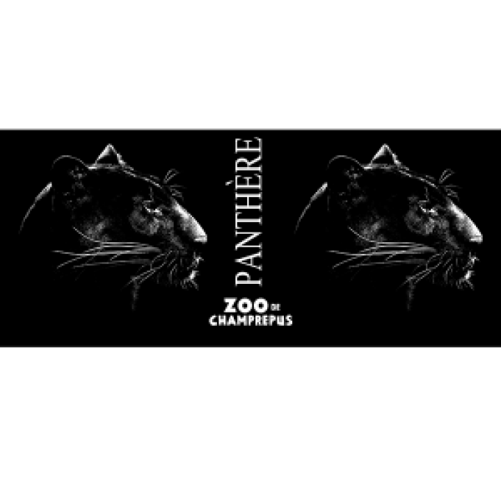 Mug bicolore Tête de Panthère Gamme Black Zoo de Champrepus noir Taille unique