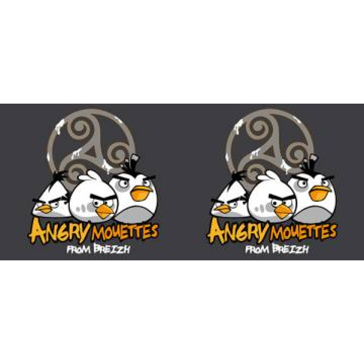 Mug blanc Angry Mouettes Blanc Taille unique
