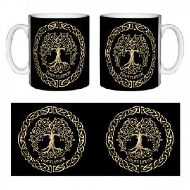 Mug blanc Arbre de Vie Broc&eacute;liande Blanc Taille unique