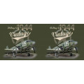 Mug blanc Avion Tarmac Vintage D-Day 1944 Blanc Taille unique