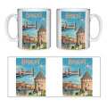 Mug blanc Brest Blanc Taille unique