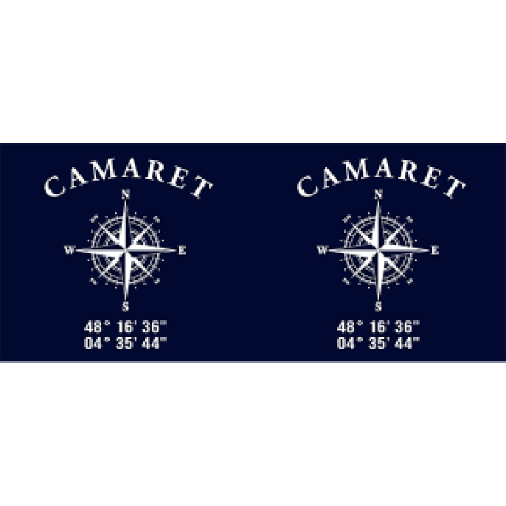 Mug blanc Camaret GPS Blanc Taille unique