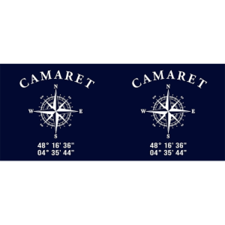 Mug blanc Camaret GPS Blanc Taille unique
