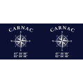 Mug blanc Carnac GPS Blanc Taille unique
