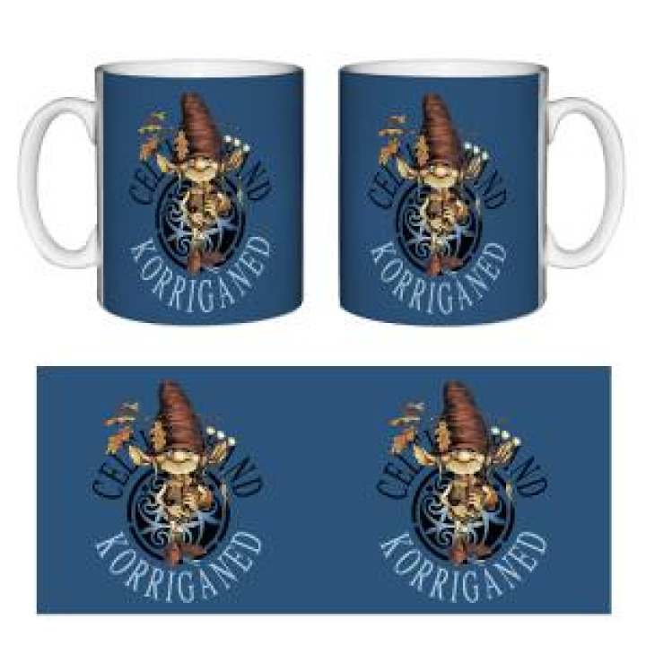 Mug blanc Celtic Band Korriganed Blanc Taille unique