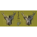 Mug blanc Cerf Native Tribes Vert Anis Cerza Blanc Taille unique