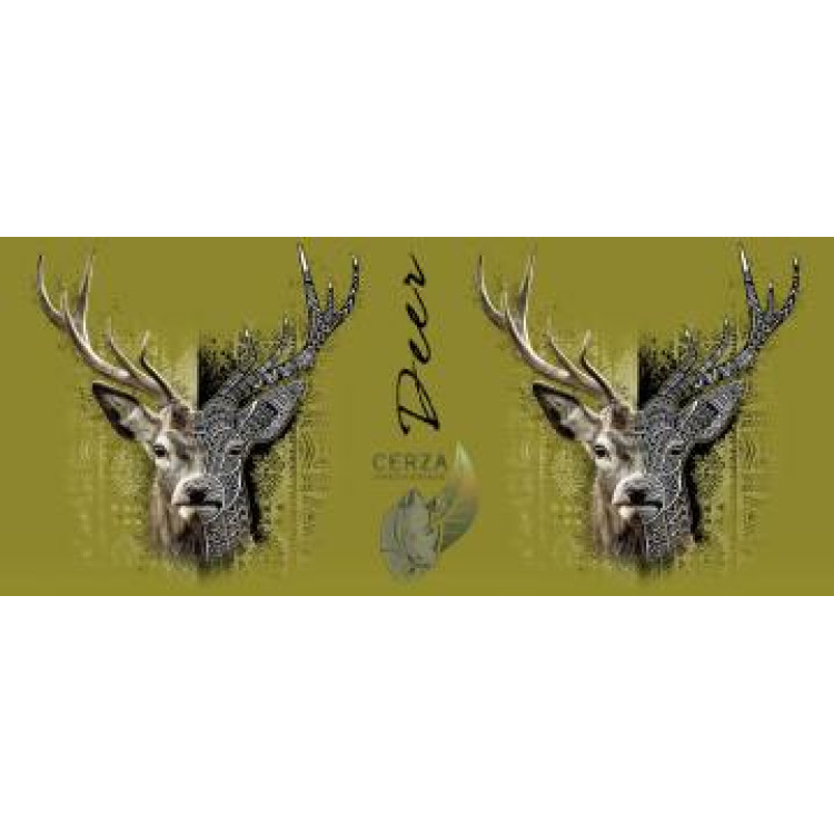 Mug blanc Cerf Native Tribes Vert Anis Cerza Blanc Taille unique