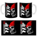 Mug blanc Cr&acirc;ne Bonnet Rouge Blanc Taille unique