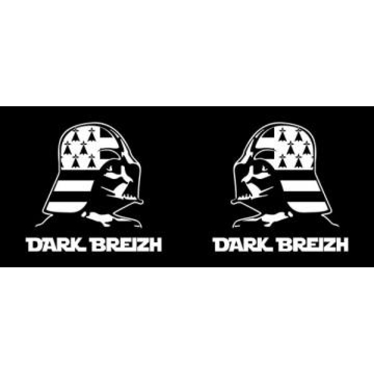 Mug blanc Dark Breizh Blanc Taille unique