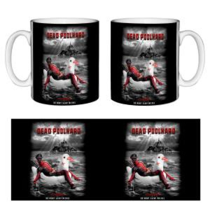 Mug blanc Dead Poolhard la Mer du Mont Saint Michel Blanc Taille unique