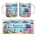 Mug blanc Décor Charente Maritime Blanc Taille unique